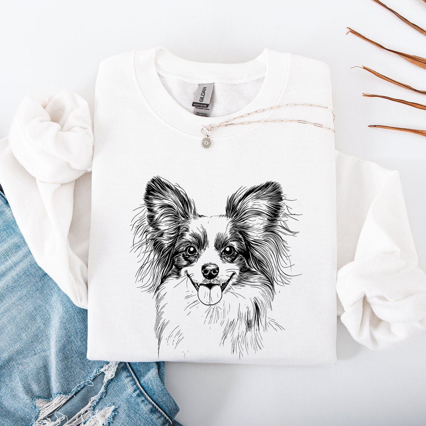 Papillon, Dog Lover Apparel, Pet, Dog Breed, Cute Sweatshirt