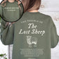 Parable of the Lost Sheep, Front and Back, Bible Verse Faith Based Clothing Worship Gospel Christian Religious Sweatshirt
