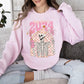 Party Like It's 2024, Skeleton, New Year's, Sweatshirt