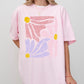 Pastel, Gorgeous Abstract Flowers, Boho Floral Design, Summer Vibes, Gardening, Festival, Nature Shirt Comfort Colors T-Shirt