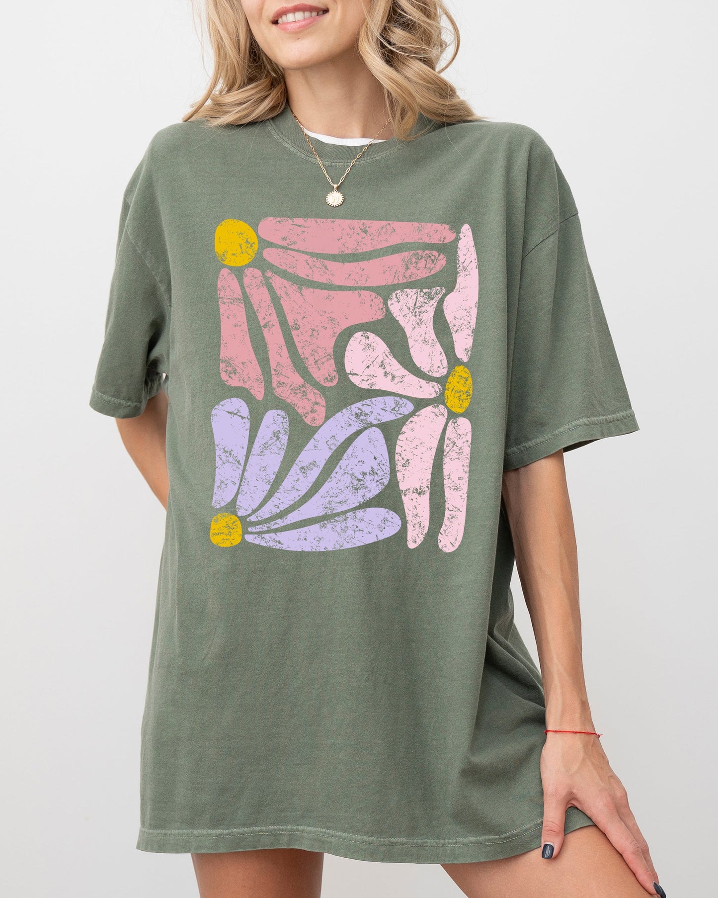 Pastel, Gorgeous Abstract Flowers, Boho Floral Design, Summer Vibes, Gardening, Festival, Nature Shirt Comfort Colors T-Shirt