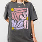 Pastel, Gorgeous Abstract Flowers, Boho Floral Design, Summer Vibes, Gardening, Festival, Nature Shirt Comfort Colors T-Shirt