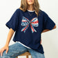 Patriotic Bow, Ribbon, USA, 4th Of July, Memorial Day, Tshirt Comfort Colors T-Shirt