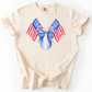 Patriotic Coquette Flags, America, USA, Fourth Of July, Comfort Colors T-Shirt