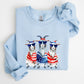 Patriotic Hippie Goats, Funny, 4th of July Sweatshirt