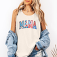 Patriotic Mama, Fourth of July, America, Patriotic, USA Comfort Colors Tank Top