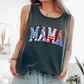 Patriotic Mama, Fourth of July, America, Patriotic, USA Comfort Colors Tank Top