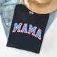 Patriotic Mama, Stars and Stripes, 4th of July Tshirt Comfort Colors T-Shirt