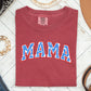 Patriotic Mama, Stars and Stripes, 4th of July Tshirt Comfort Colors T-Shirt