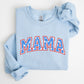 Patriotic Mama, Stars and Stripes, 4th of July Sweatshirt
