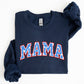 Patriotic Mama, Stars and Stripes, 4th of July Sweatshirt