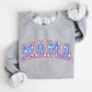 Patriotic Mama, Stars and Stripes, 4th of July Sweatshirt