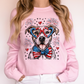 Pitbull Terrier Patriotic Dog, USA, America, Pet Lover, 4th of July Sweatshirt