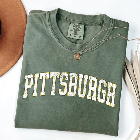 Pittsburgh, Football, Sports, Game Day, Big Game, Touchdown, Tailgate Party, University, College, State Tshirt Comfort Colors T-Shirt