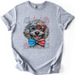 Poodle Patriotic Dog, USA, America, Pet Lover, 4th of July, Soft Style T-Shirt