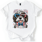 Portuguese Water Dog Patriotic Dog, USA, America, Pet Lover, 4th of July, Soft Style T-Shirt