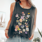 Pressed Flowers, Butterfly, Delicate, Beautiful, Nature Comfort Colors Tank Top