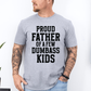 Proud Father Of A Few Dumbass Kids, Funny, Father's Day, Husband, Guy Gift, Brother, Soft Style T-Shirt