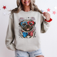 Pug Patriotic Dog, USA, America, Pet Lover, 4th of July Sweatshirt