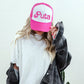 Puta, Funny, Sassy, Bright Pink Snapback Trucker Hat