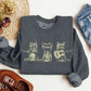 Raccoon Band, Playing Guitar, Funny Animals Sweatshirt