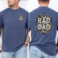 Rad Dad, Camo, Camouflage, Father's Day, Husband, Guy Gift, Old School, Brother, Comfort Colors T-Shirt