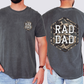 Rad Dad, Camo, Camouflage, Father's Day, Husband, Guy Gift, Old School, Brother, Comfort Colors T-Shirt