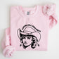 Raising Hell Since Birth, Cowgirl, Cowgirl, Sassy Sweatshirt