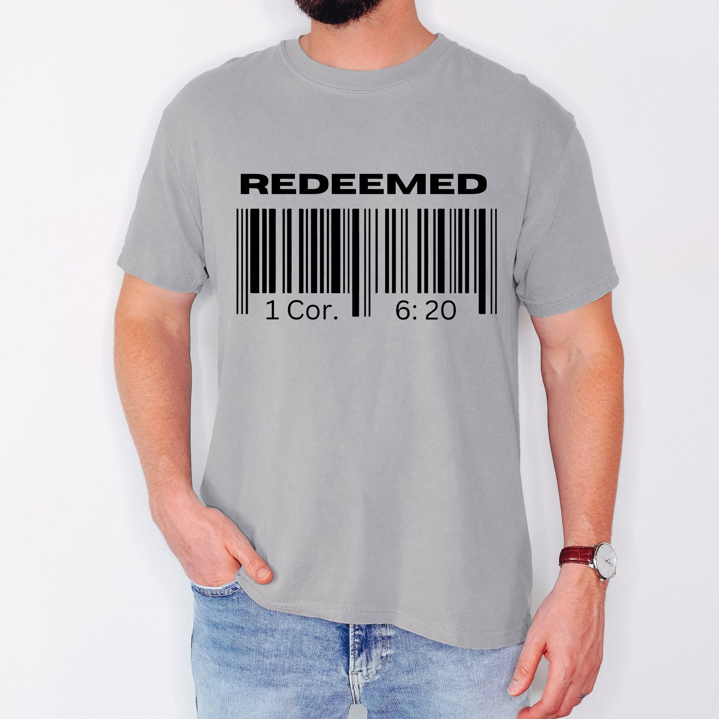 Redeemed, Faith, Christian, Jesus, Gospel, Religious Tshirt Comfort Colors T-Shirt