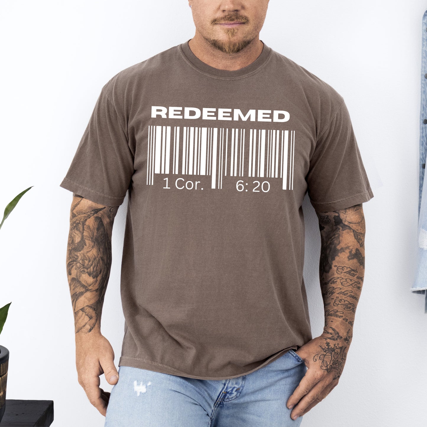 Redeemed, Faith, Christian, Jesus, Gospel, Religious Tshirt Comfort Colors T-Shirt