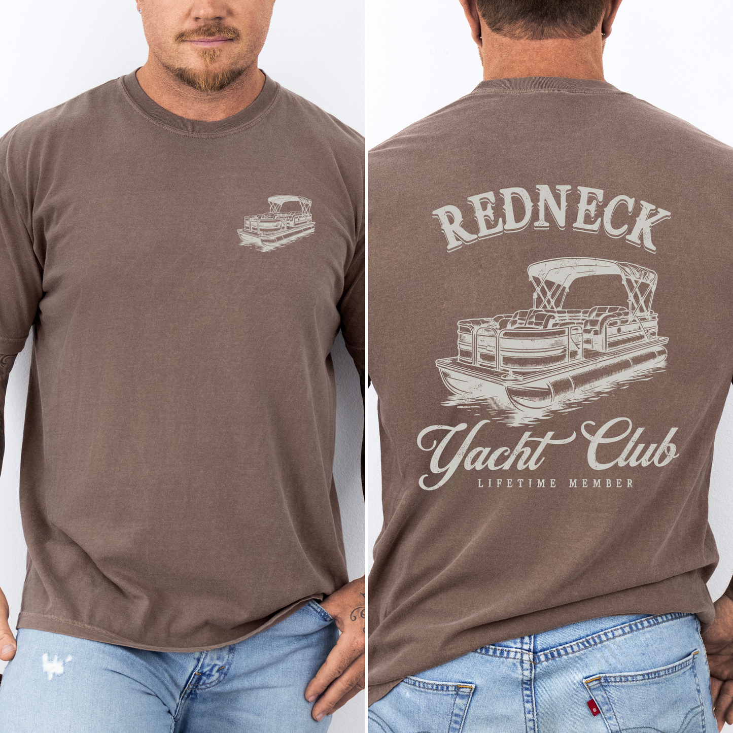 Redneck Yacht Club, Funny, Boating, Country, Lake Life, Comfort Colors T-Shirt