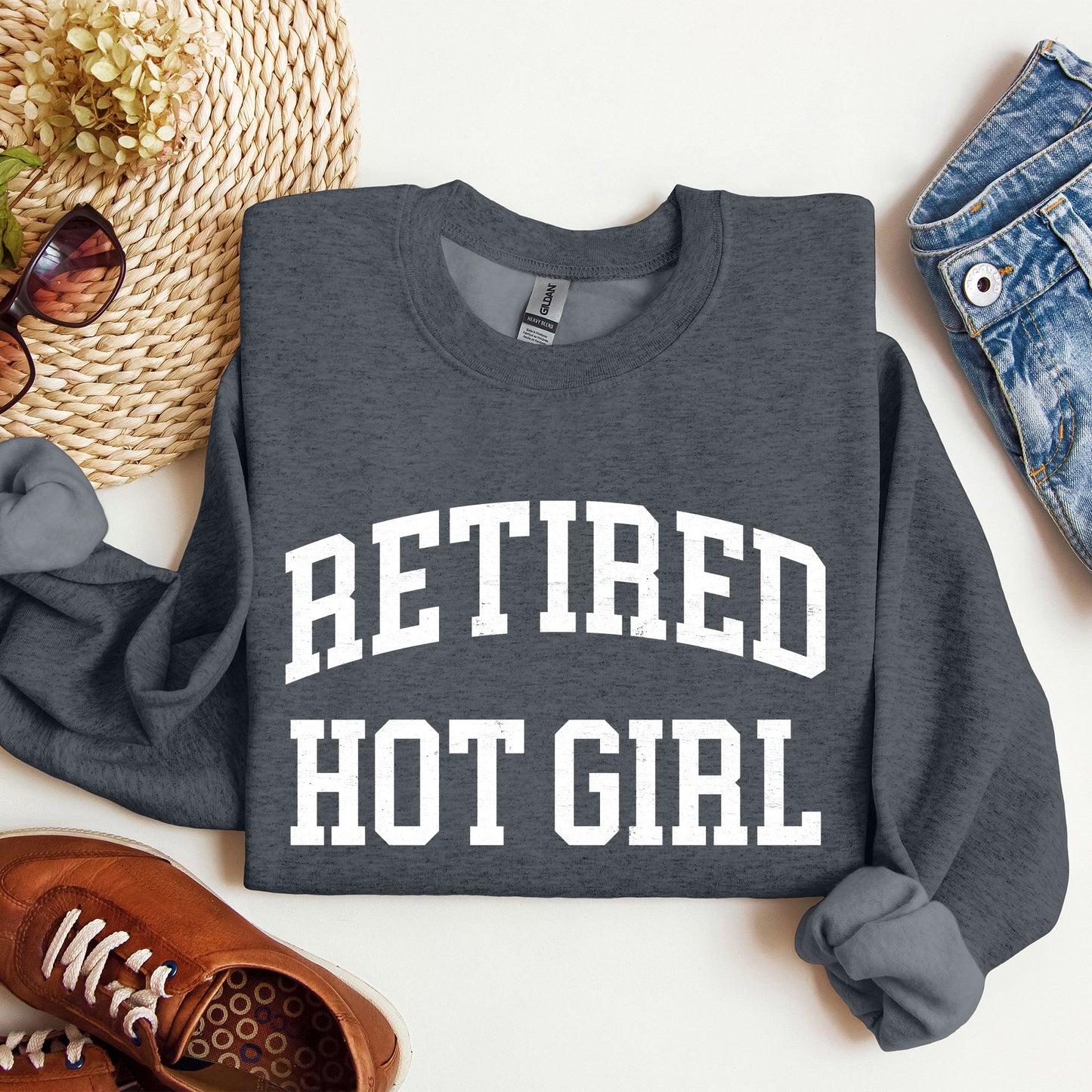 Retired Hot Girl Sweatshirt
