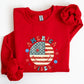 Retro America Vibes, Patriotic, 4th of July Sweatshirt