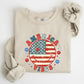 Retro America Vibes, Patriotic, 4th of July Sweatshirt