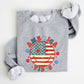 Retro America Vibes, Patriotic, 4th of July Sweatshirt
