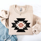 Retro Aztec, Western, Country, Cowboy, Desert Sweatshirt