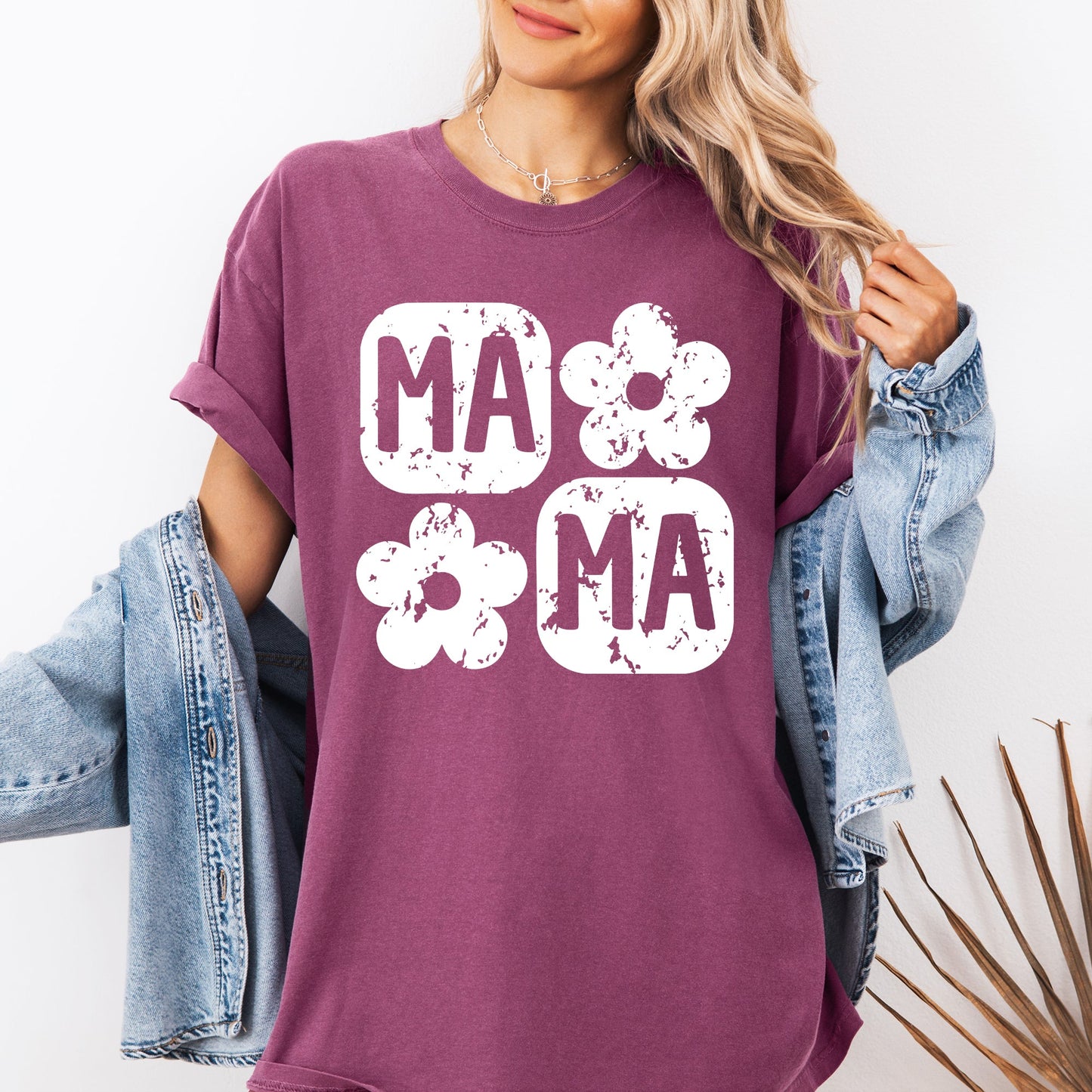 Retro Floral Mama, Vintage, Mother's Day Tshirt Comfort Colors T-Shirt