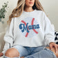 Retro Leopard Baseball Mama, Sports, Mother's Day Sweatshirt