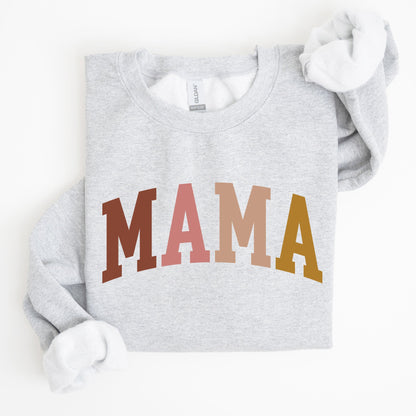 Retro Mama Collegiate, Mom, Mother's Day Gift Sweatshirt