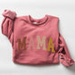 Retro Mama Collegiate, Mom, Mother's Day Gift Sweatshirt