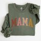 Retro Mama Collegiate, Mom, Mother's Day Gift Sweatshirt