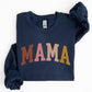 Retro Mama Collegiate, Mom, Mother's Day Gift Sweatshirt