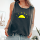 Retro Minimalist Sunset, Summer, Beach, Hot Girl Summer, Sunshine Comfort Colors Tank Top