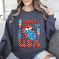 Retro Party In The USA, Tongue 4th of July Sweatshirt