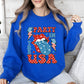 Retro Party In The USA, Tongue 4th of July Sweatshirt