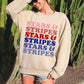Retro Stars and Stripes, Patriotic, 4th of July Sweatshirt