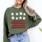 Retro Stars and Stripes, Patriotic, America, 4th of July Sweatshirt