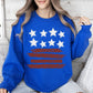 Retro Stars and Stripes, Patriotic, America, 4th of July Sweatshirt