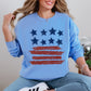 Retro Stars and Stripes, Patriotic, America, 4th of July Sweatshirt