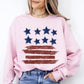 Retro Stars and Stripes, Patriotic, America, 4th of July Sweatshirt